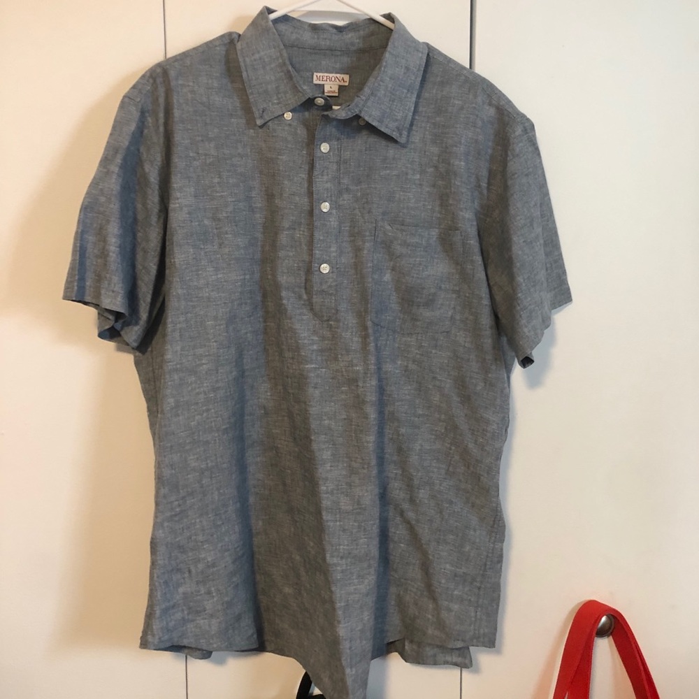 Merona Pop-Over Button Up